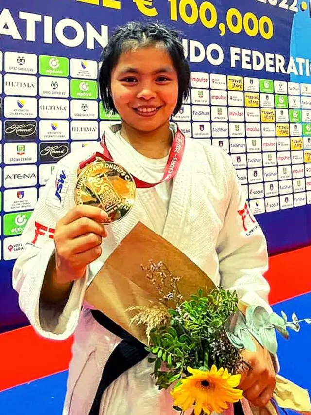 Manipur Teenager Linthoi Chanambam Wins India's First World Judo Title